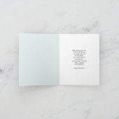 Carte Sister-in-Law Happy March Birthday Blue Bird  (Intérieur)