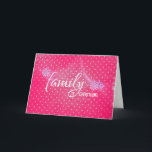 Carte sister in-law polka dot birthday<br><div class="desc">Birthday for sister-in-law on bright pink and white polka dot background</div>