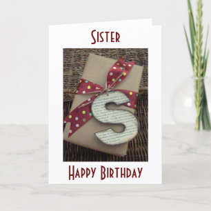 CARTE SISTER-MY VENIN ON YOUR BIRTHDAY IS OUR LOVE