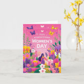 Carte "Sisterhood Celebrated" (Fleur jaune)