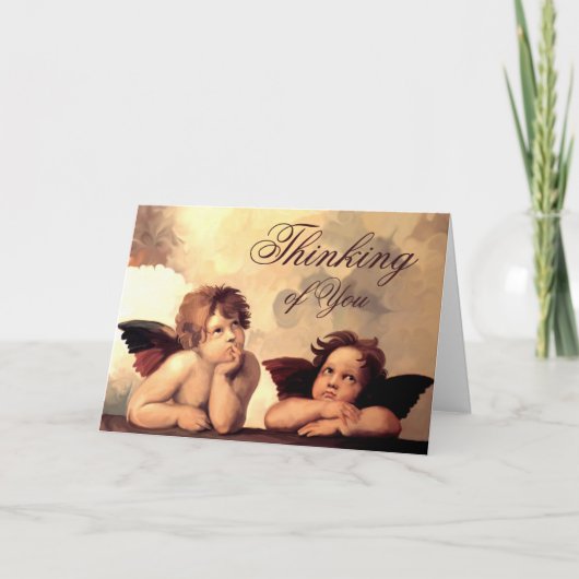 Carte Sistine Madonna Cherubs Raffaelo Sanzio (Devant)