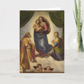 Carte Sistine Madonna par Rapahel (Devant)
