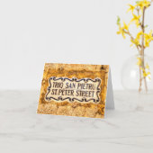 Carte SITE DE LA RUE St Peter Malte (Fleur jaune)