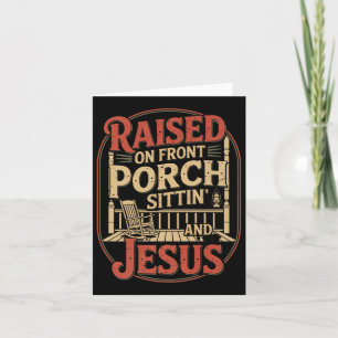 Carte Sittin & Jesus Christian Country S