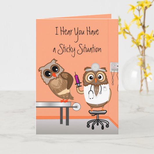 Carte Situation collante (Fleur jaune)