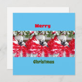 Carte Six Darling Pandas à Noël (Devant / Derrière)