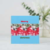 Carte Six Darling Pandas à Noël (Debout devant)