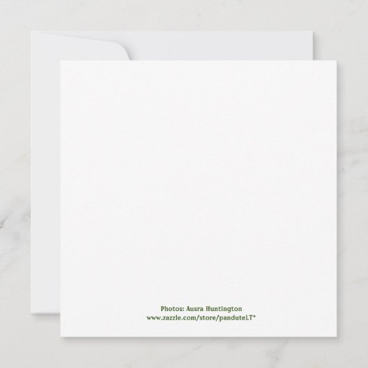 Carte Six Darling Pandas à Noël (Dos)