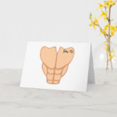 Carte Six Pack J'ai 70e anniversaire Drôle Hommes (Fleur jaune)