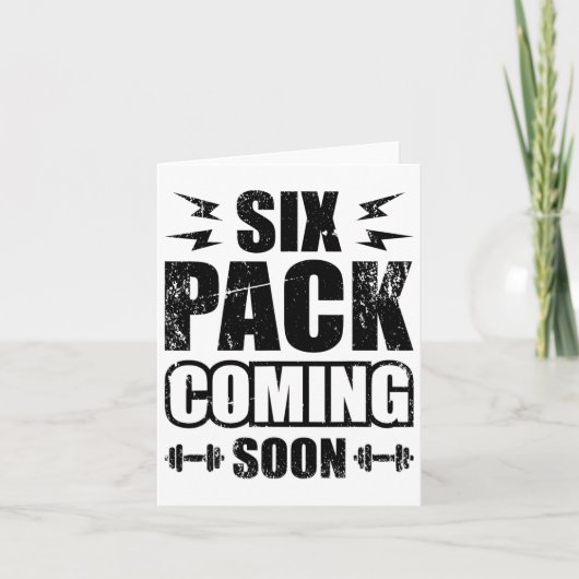 Carte Six Pack Prochainement (Devant)