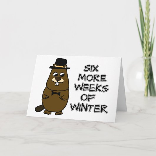 Carte Six semaines supplémentaires d'hiver (Devant)