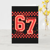 Carte Six Seven 67 Mème Cool Saint-Valentin Pour Adolesc (Fleur jaune)