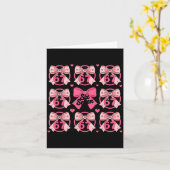 Carte Six Seven 67 Meme Coquette Bow 6 7 Valentines Day  (Fleur jaune)