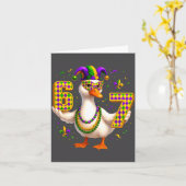 Carte Six Seven 67 Meme Goose With Jester Hat &amp; Bead (Fleur jaune)
