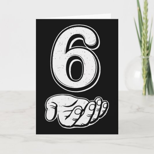 Carte Six Seven 6 7 Mème Génération Alpha Argot 6 7 Main (Devant)