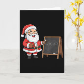 Carte Six Seven 6 7 Meme Santa Christmas Xmas Teacher Nu (Fleur jaune)