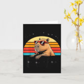 Carte Six Seven Bruh 67 Meme Capybara (Fleur jaune)