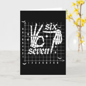 Carte Six Seven Coordonnée (6  (Fleur jaune)