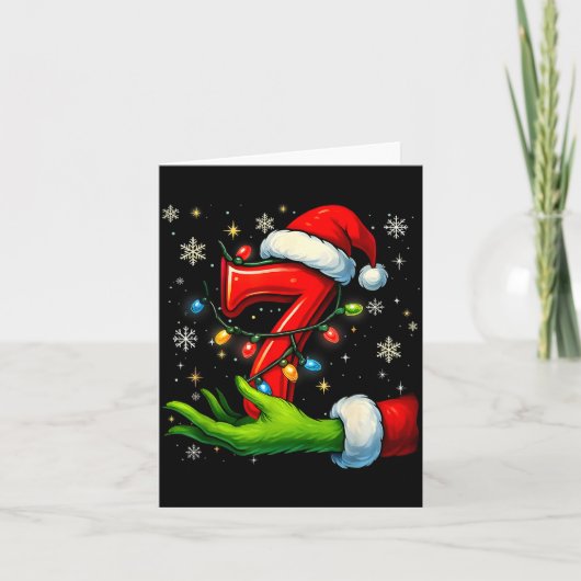 Carte Six Seven Funny Christmas Meme Couple Matching (Devant)