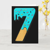 Carte Six Seven Ice Cream 67 Fun Mason Meme Easy Hallowe (Fleur jaune)