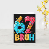 Carte Six Seven Ice Cream Drip Cool Meme 67 Bruh Funny N (Fleur jaune)