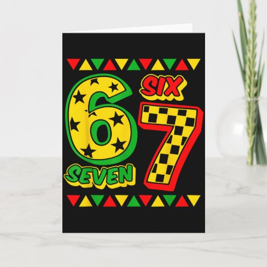 Carte Six Seven Mois de l'histoire des Noirs 6 7 Mois de (Devant)