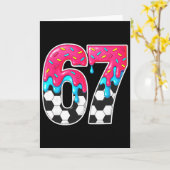 Carte Six Seven Soccer Drip _1  (Fleur jaune)