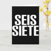 Carte Six Seven Spani-vêtement (Fleur jaune)