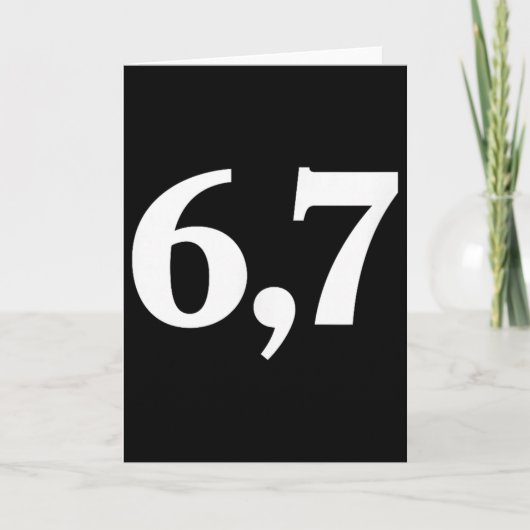Carte Six Seven Trending 67 Logo _2 (Devant)