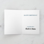 CARTE SIXIÈME ANNIVERSAIRE BALLONS JOYEUX ANNIVERSAIRE (Intérieur)