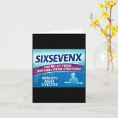 Carte Sixsevenx Relief From Meme Numbers Parody Teacher  (Fleur jaune)