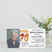 Carte Sizzling À 70 Anniversaire (Debout devant)