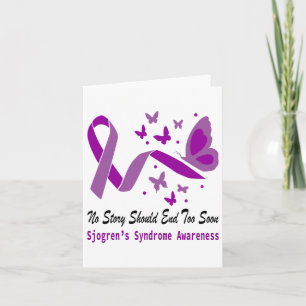 Carte Sjogrens Syndrome Sensibilisation Papillon Support