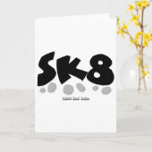 CARTE SK8 (Fleur jaune)