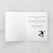 Carte SKATEBOARD HAPPY BANTHDAY Boy Card (Intérieur)