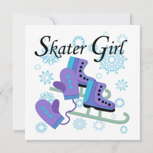 Carte Skater Girl