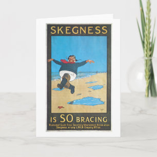 Carte Skegness, Angleterre Poster Vintage voyage