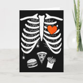Carte Skeleton Baby Pregnant Xray Rib Cage For Fall Hall (Devant)