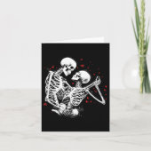 Carte Skeleton Couple pour la Saint Valentin d'Halloween (Devant)