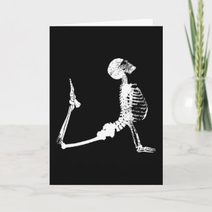Carte Skeleton de yoga