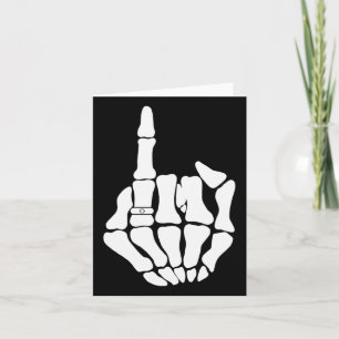 Carte Skeleton Groom Mariage vient de se marier Éffrayan
