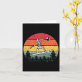Carte Skeleton Snowboard Snowboard Moon Snowboard - (Fleur jaune)
