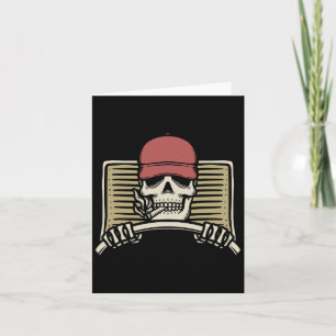 Carte Skeleton Trucker Lazy Halloween Costume crâne Truc