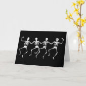 Carte Skeletons de danse II (Fleur jaune)