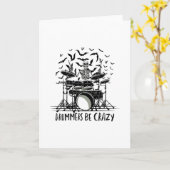 CARTE SKELETTE (Fleur jaune)