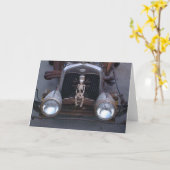 Carte Skelton Car (Fleur jaune)