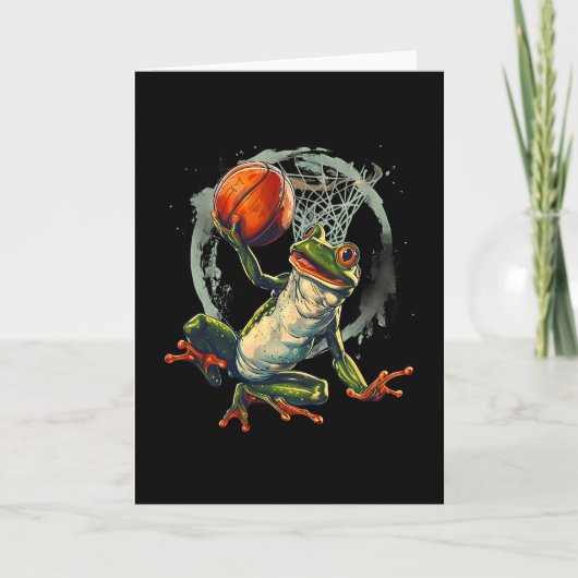 Carte Sketll Frog Toad Slam Dunk Artwork Sketll Hoop (Devant)