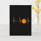 Carte Sketll Heartbeat Ekg Pulse Sports Jouer Sketll (Fleur jaune)