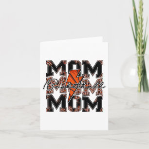 Carte Sketll Maman Léopard Éclair Sketll Jour de Match
