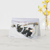 Carte Ski (Fleur jaune)